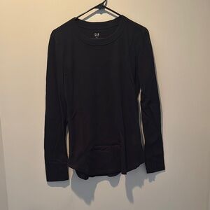 GAP Black Long Sleeve Top